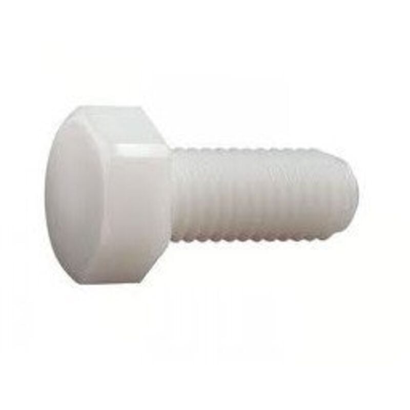 Vis Express - Vis métaux Tête hexagonale th Nylon Naturel Polyamide 6.6 M8X30-100 pièces