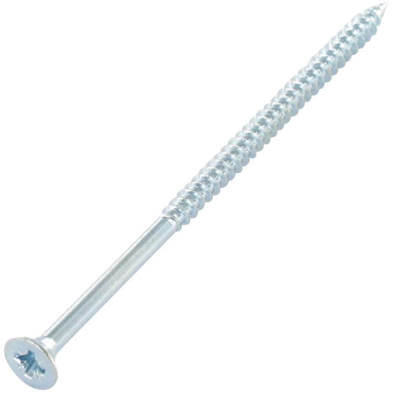 Vis bois et agglomeré vba Tête fraisée tf Pozi N°3 6X120 Filetage partiel Acier zingué-400 pièces