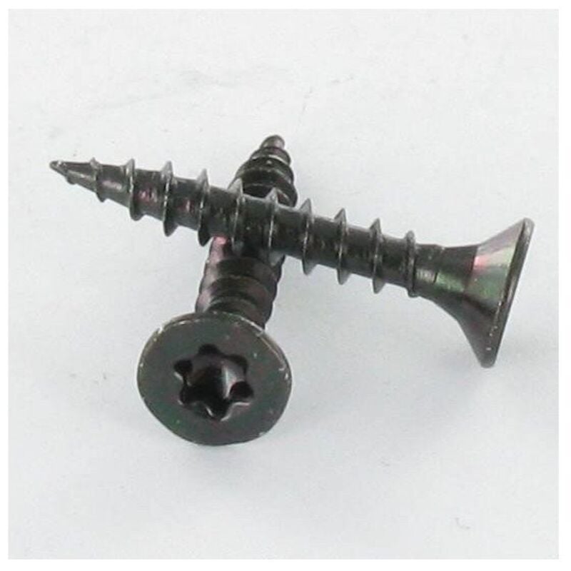 Vba Vis bois agglo Tête fraisée tf torx T20 4X25 Acier zingué noir-1000 pièces