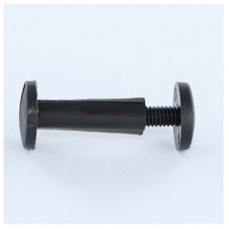 Vis relieur M6X40 Diamètre Tube 8 Nylon Noir 2 pièces Mâle femelle-100 pièces