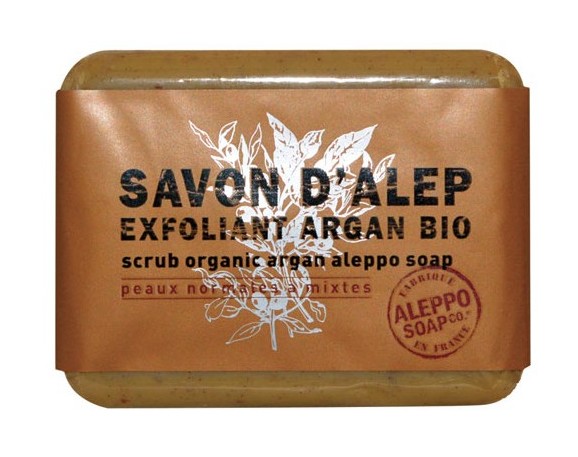 ALEPPO SOAP - Savon d'Alep exfoliant à l'argan bio - 100g