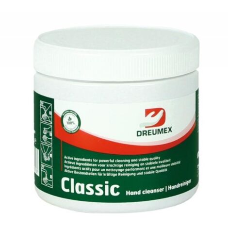 Savon gel microbilles Classic pour salissures industrielles moyennes bidon avec pompe de 2,8l - DREUMEX