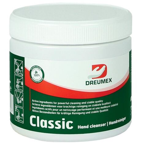 Savon gel microbilles Classic pour salissures industrielles moyennes pot de 600ml - DREUMEX