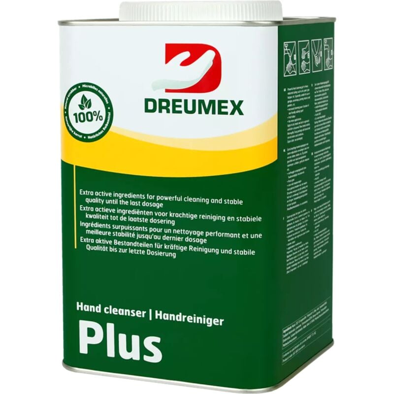 Savon gel plus microbilles - 4,5 litres - 10142001026 - Ce produit de marque est neuf. - Dreumex