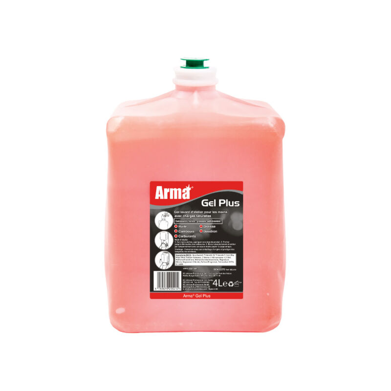 Finish - Gel nettoyant arma gel plus solvante microbilles - cartouche4 l