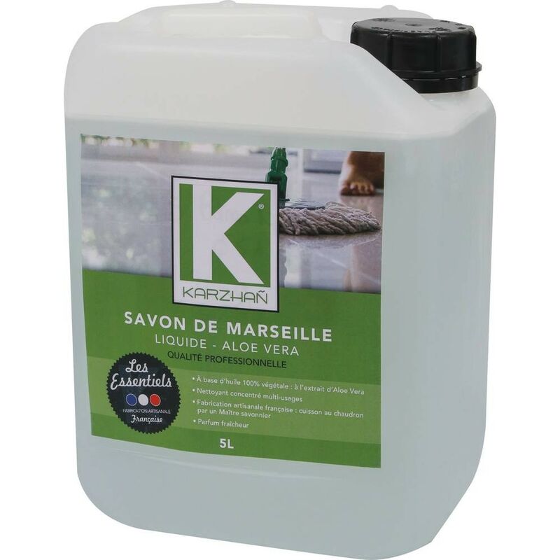 Savon liquide de marseille aloe vera 5 litres