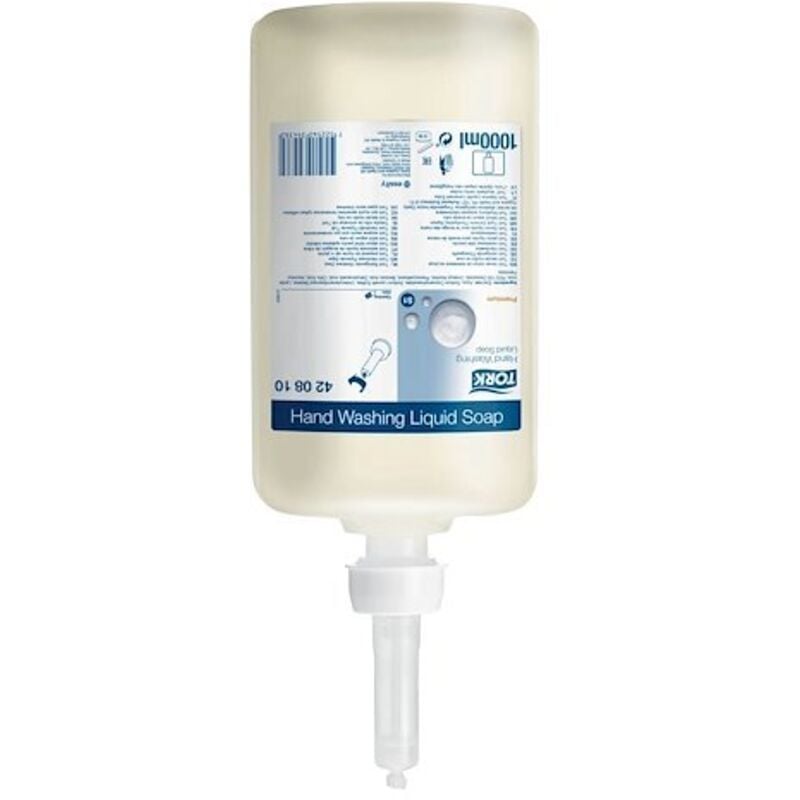 Savon liquide Tork Premium antibactérien - Cartouche 1 litre - Lot de 6