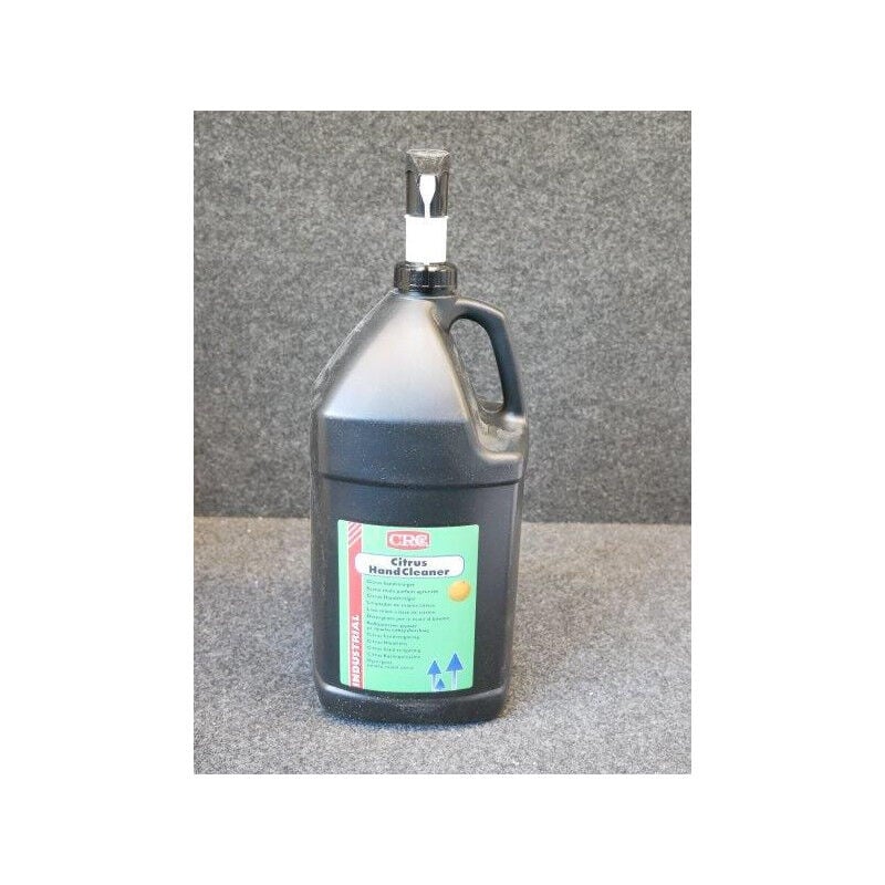 CRC - Savon mains professionnel (bidon à pompe 3.8L) nettoyant et abrasif sans solvant (aloe vera - jojoba) parfum agrumes kf