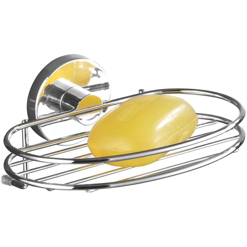 Wenko - Savon milazzo, Vacuum-Loc - acier chromé