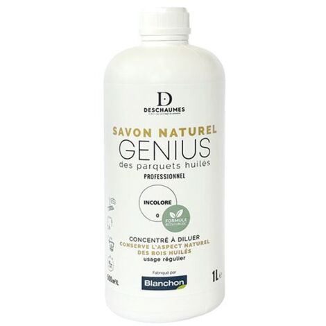 SAVON naturel parquets huilés BIOSOURCÉ GENIUS Blanchon 1l