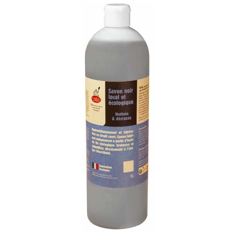 Ecodis - savon noir à l'huile de lin bio 1 litre
