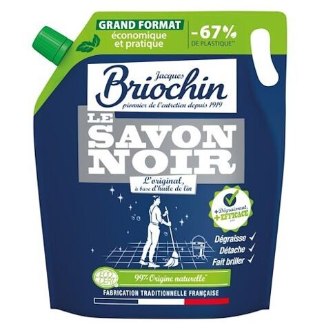 Savon noir format économique Briochin - Eco-recharge de 1,6 L