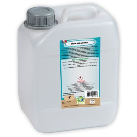 Savon noir liquide Agrumes bidon 5L