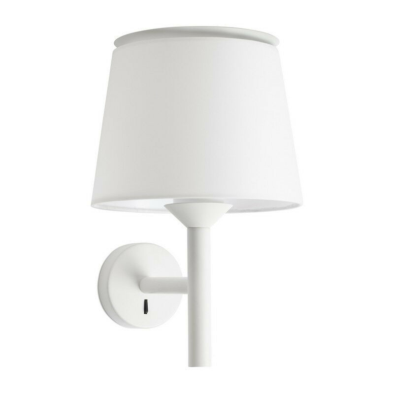 

Faro SAVOY - Aplique de pared con pantalla blanca, E27