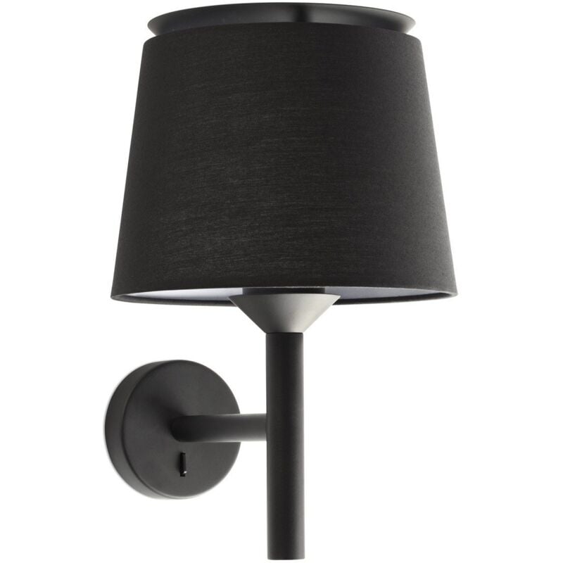 

SAVOY Aplique de pared negra/negra - NEGRO MATE