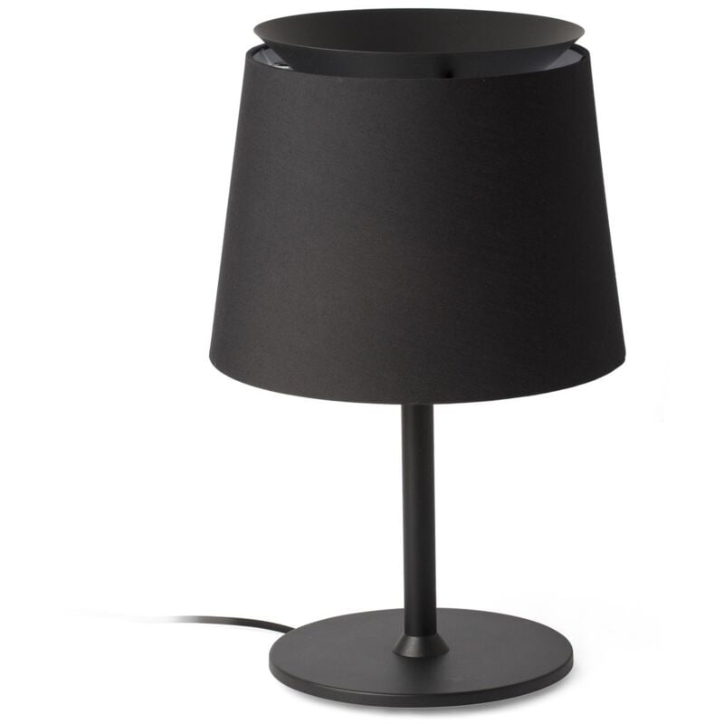 savoy lampe de table noire/noire