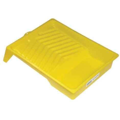 Savy Bac à peinture plat jaune 0,75 L pour rouleaux 180 mm