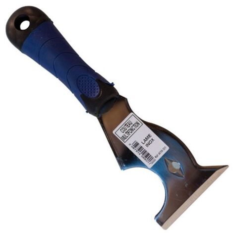Savy Couteau multifonction ergonomique noir et bleu inoxydable