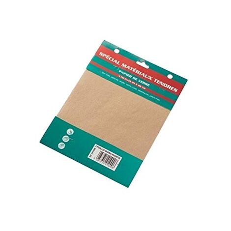 SAVY PAPIER DE VERRE 4 FEUILLES GROS GRAIN 2910004