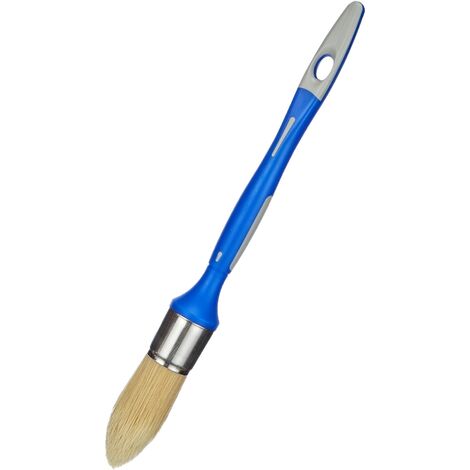 SAVY Pennello rotondo per riciclare bimateriale vernice opaca, velluto, satinata n. 4 – ø 25 mm