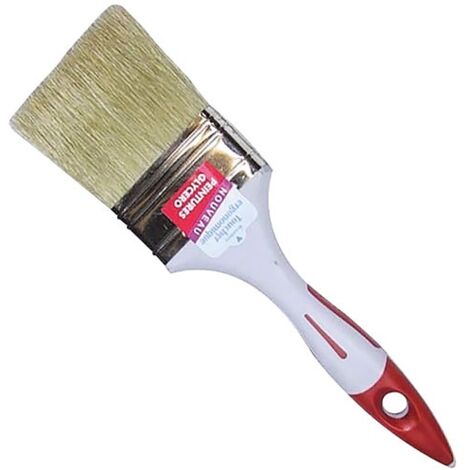 SAVY - Pinceau plat bimatière peinture mate satinée 80mm