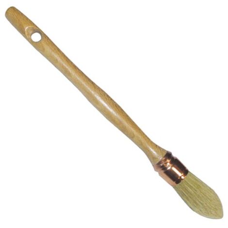 SAVY - Pinceau pouce à rechampir soies pures manche long d.29 n6