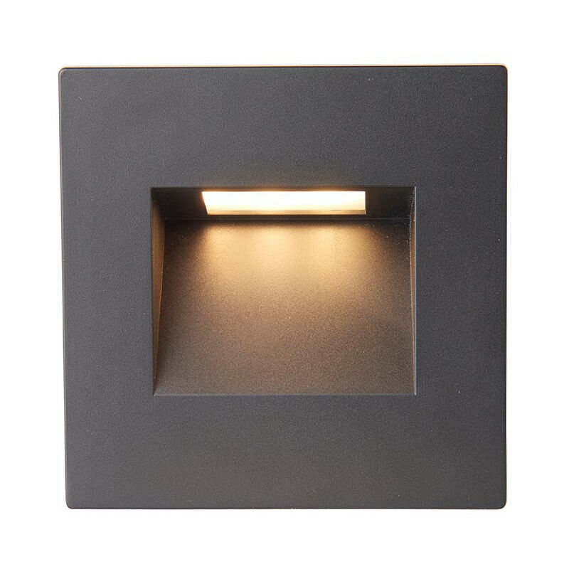 Saxby Albus cct led Outdoor Wall Guide Black 3000/4000/6500K IP65