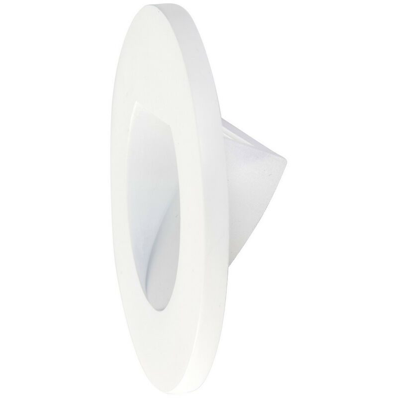 Saxby Albus cct Outdoor Recessed Wall Lamp White