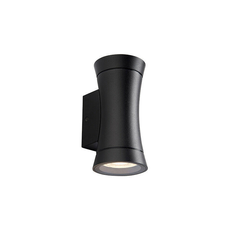 

Saxby Camber Outdoor Up Down Regulable Aplique de pared Texturizado Negro, IP44