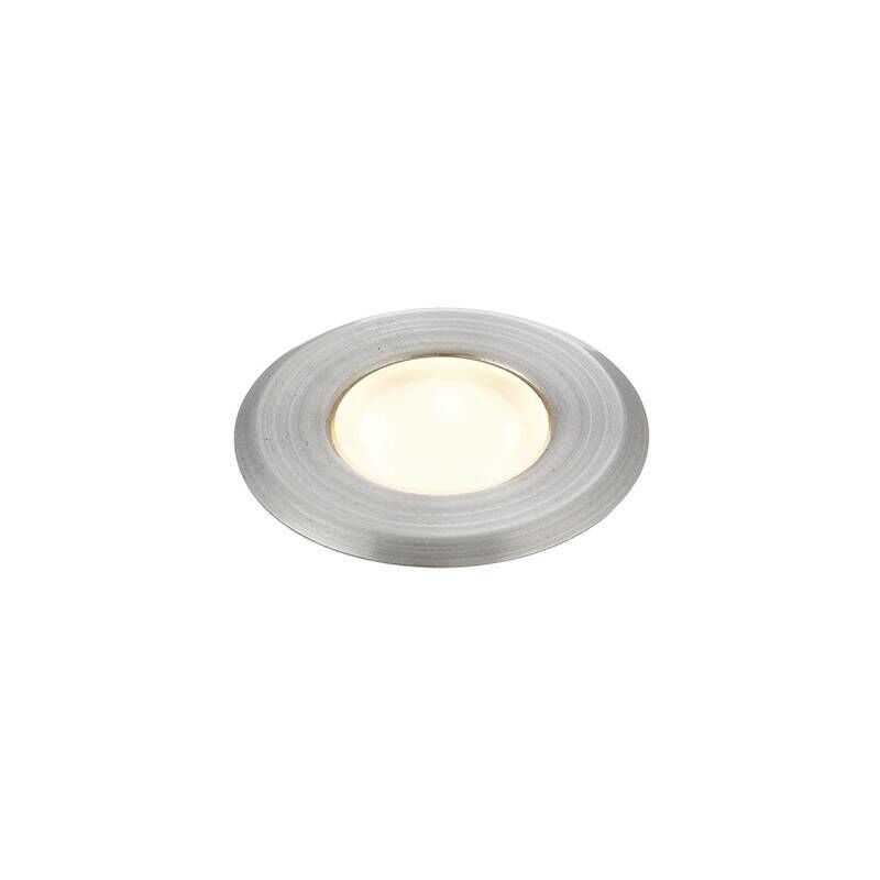 Saxby Cove - Integrated LED 1 Light Outdoor Recessed Light Marine Grade Brushed Stainless Steel, Frosted IP67
