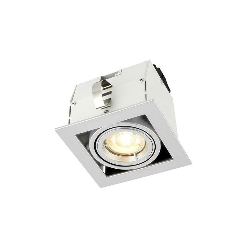Saxby Garrix - LED Single Tiltable Recessed Light Matt Silver