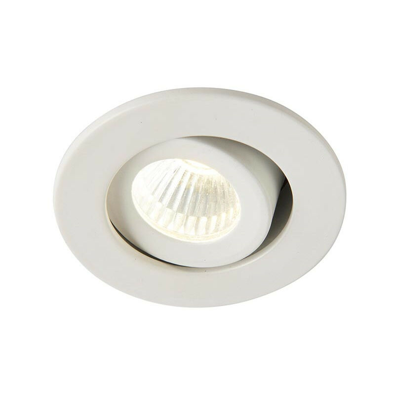 Saxby lalo Tilt led Indoor Recessed Tilt Matt White Paint & Clear Acrylic 4000K