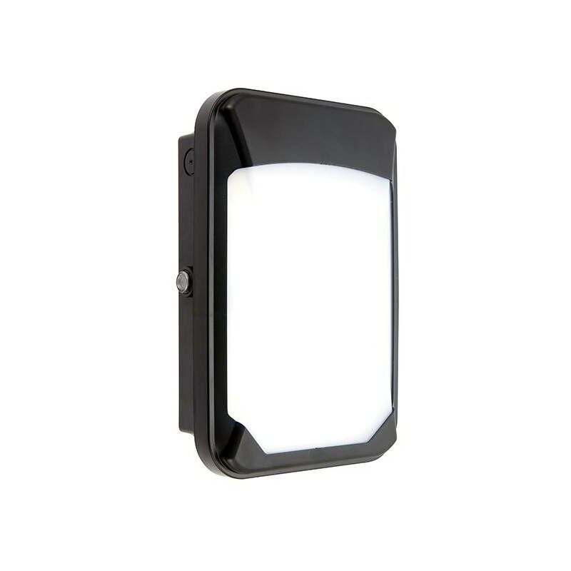 Saxby Lighting - Saxby Lucca Mini - Integrated LED Outdoor Wall Mini Photocell Light Black IP65