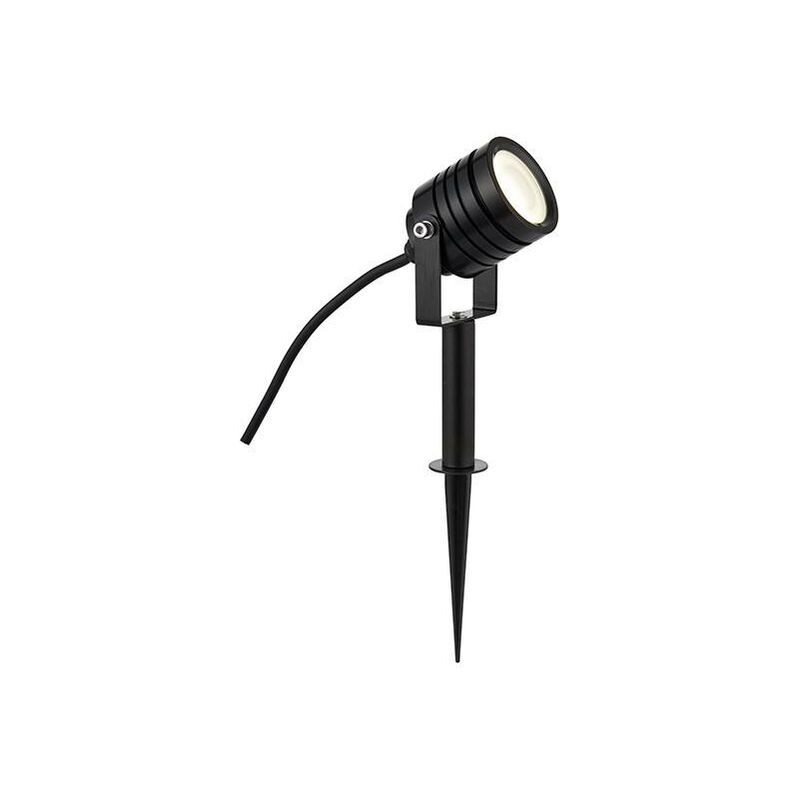 Saxby Lighting - Saxby Luminatra - Integrated LED 1 Light Outdoor Spike Light Black Anodised, Frosted IP65