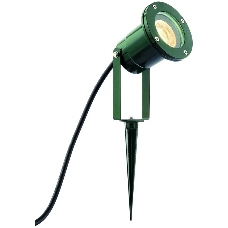Saxby Opaz MV - Outdoor Floor Green Spike Light IP65 7W Green Paint