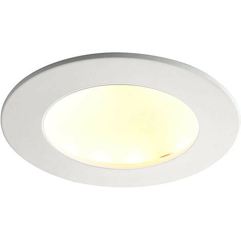 Saxby Orbitalpro 4CCT 12W Recessed Downlight Matt White Paint IP65