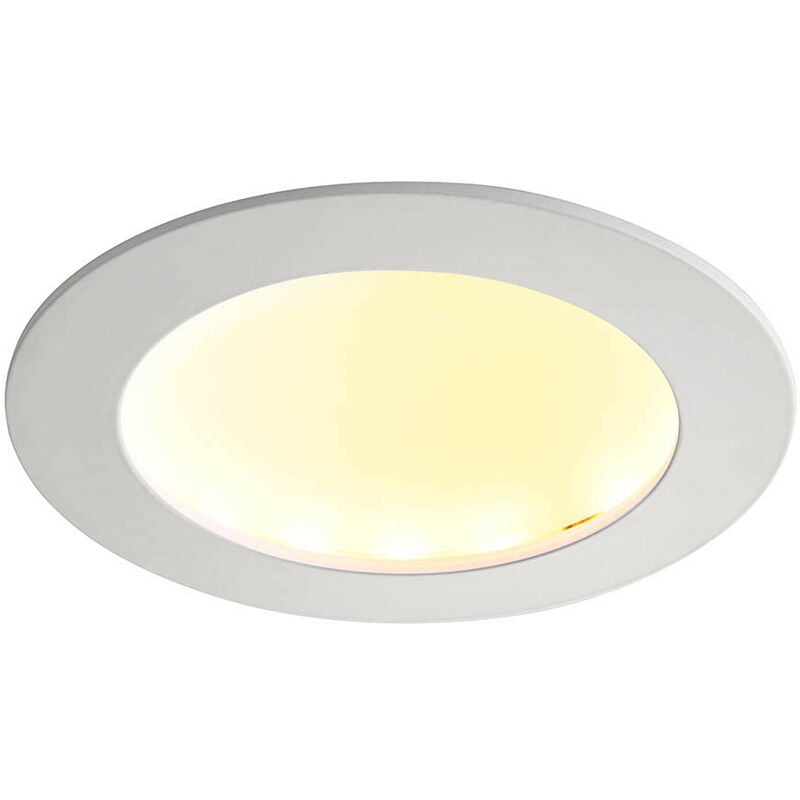 Saxby Orbitalpro 4CCT 15W Recessed Downlight Matt White Paint IP65