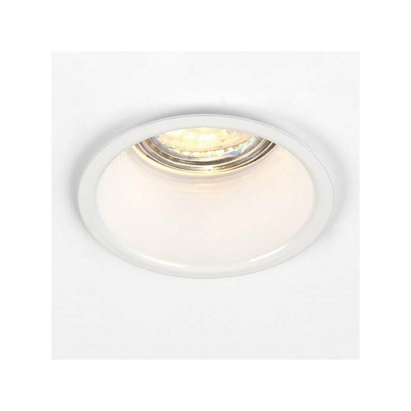 Image of Saxby Lighting - Saxby Peake - Lampada da incasso a 1 luce Bianco lucido, GU10