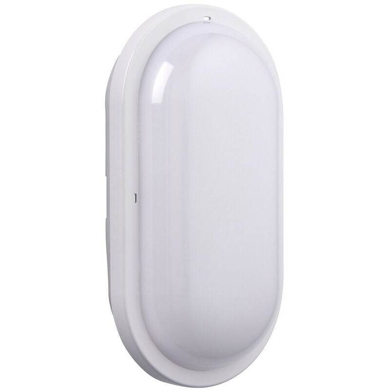Saxby Pillo Plus cct IP65 15W Outdoor Flush Opal