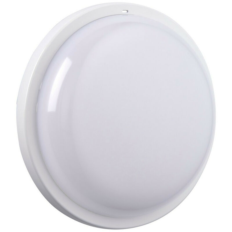 Saxby Rond Plus cct IP65 15W Outdoor Flush Opal