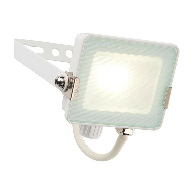 Saxby Salde led Outdoor Wall Flood Light Matt White Paint 4000K IP65