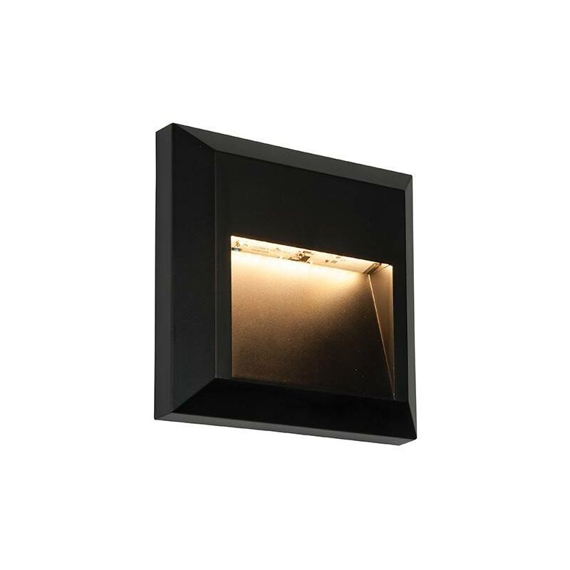 Image of Saxby Lighting - Saxby Severus - Applique da esterno a led integrata a 1 luce Plastica nera abs, trasparente IP65