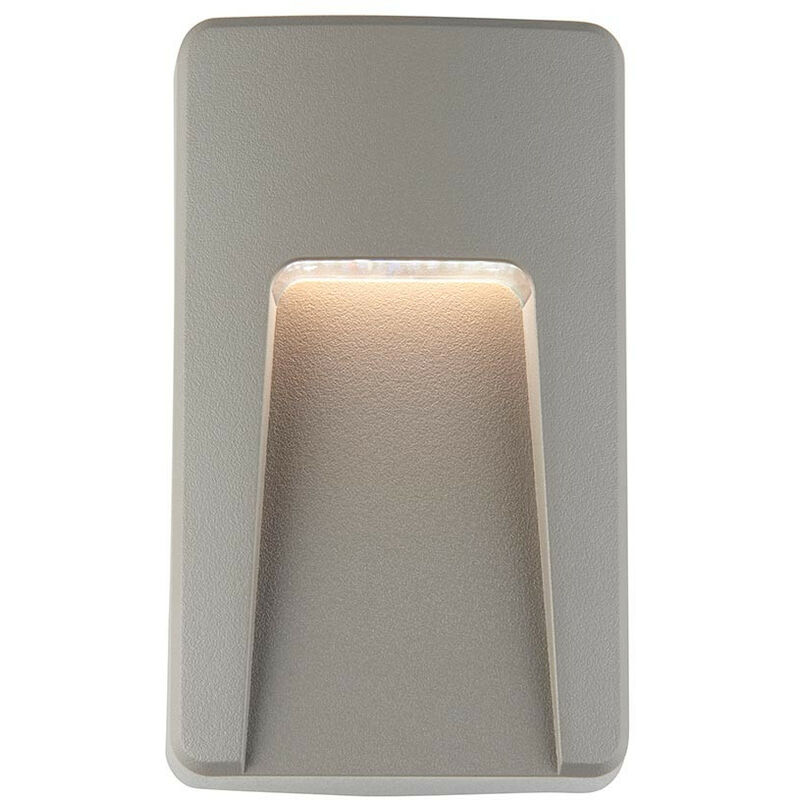 Saxby Severus cct led Outdoor Surface Mounted Wall Guide Light Grey 3000/4000/6500K IP65