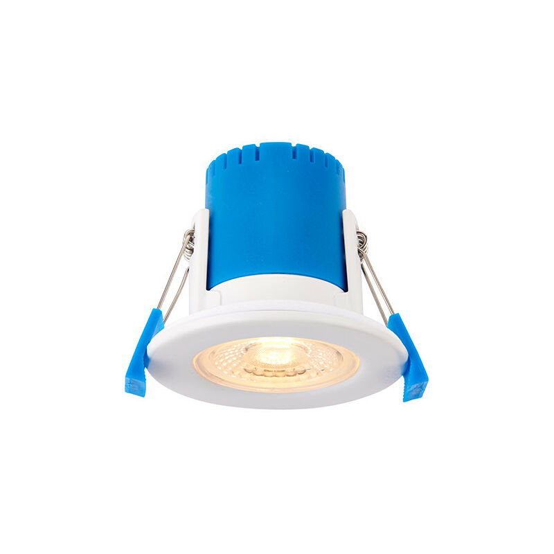 

Saxby ShieldECO Dimmable 5W LED Empotrable Downlight, Blanco Mate, IP65, 3000K, 4000K, 6000K