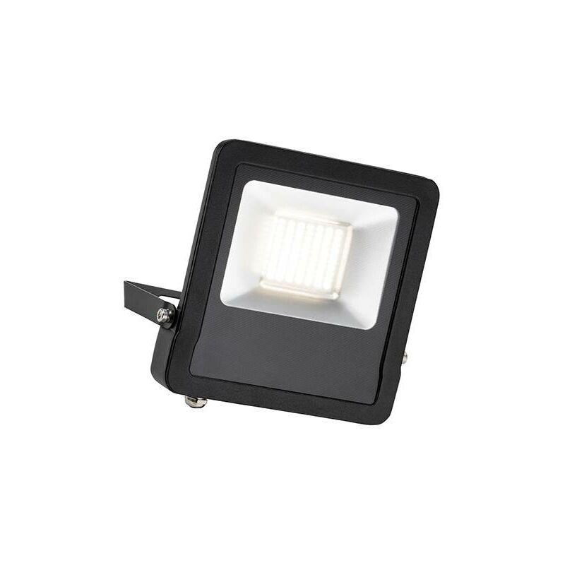 Saxby Surge - Integrated LED Outdoor Wall Flood Light Matt Black, Glass IP65