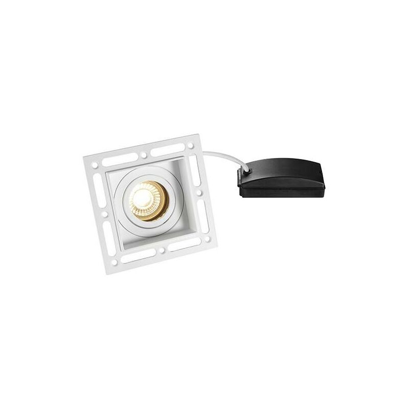 Saxby Trimless Downlight - LED Recessed Trimless Downlight Matt White