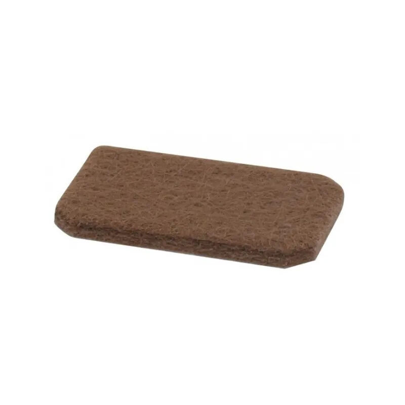 ISO Patins feutre adh&eacute;sifs  pour chaises 75 x 100 mm anti-bruit