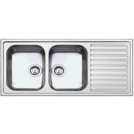 SAXT333A évier 2 bacs 116x50 cm droite