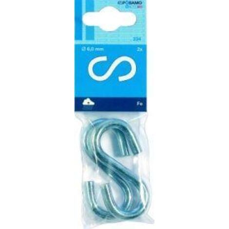 SB-S-Haken 4mm galvanisch verzinkt Inhalt: 4 Stück