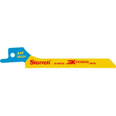 SB424-5 Bi-Metal Reciprocating Blade, Metal Scroll 100mm 24 TPI (Pack 5) - STRSB4245